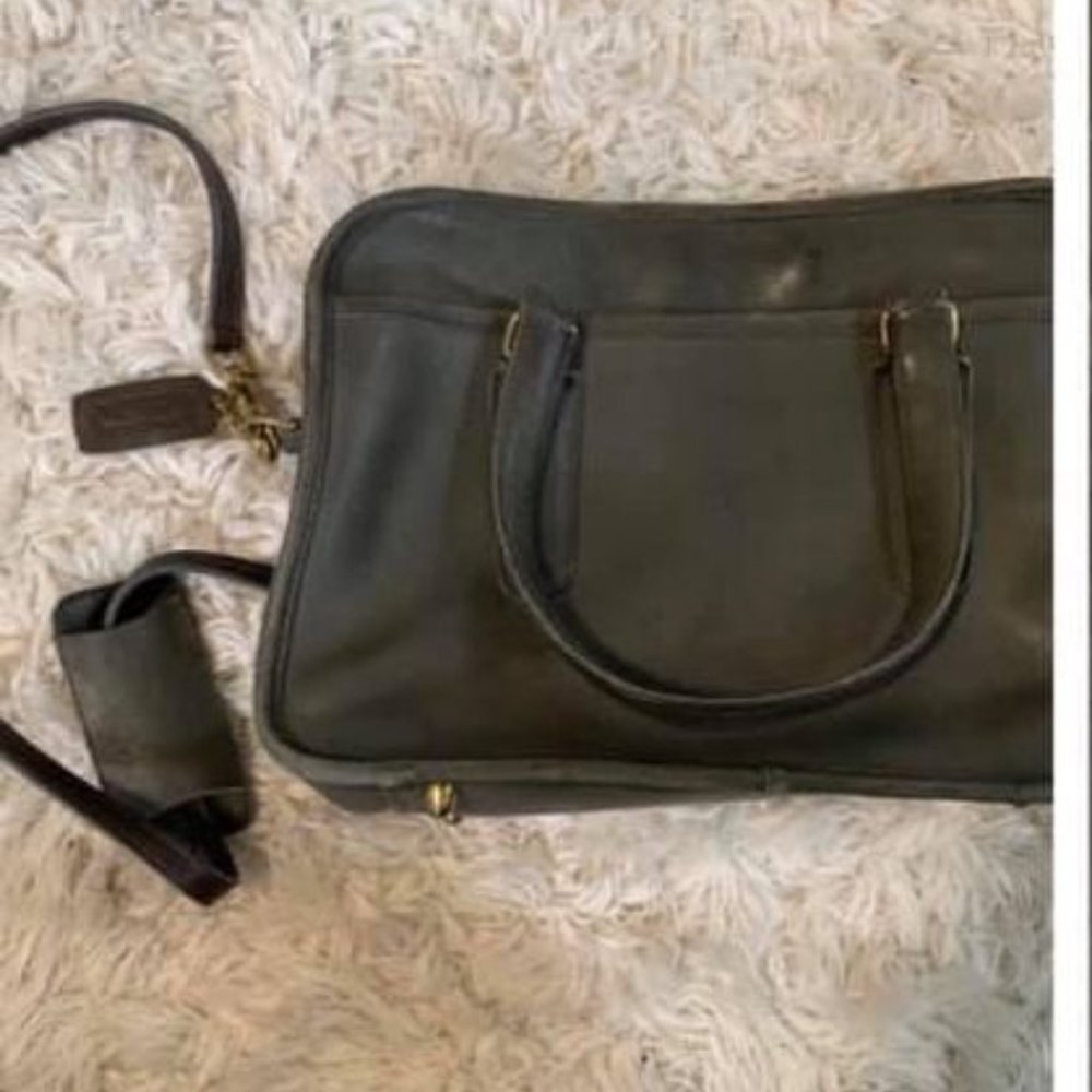 Vintage Coach Skinny Flight Bag